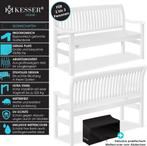 Houten Tuinbank - Weerbestendig - Zitbank - Wit - KESSER®, Verzenden, Nieuw