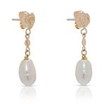 Zonder Minimumprijs - Oorbellen - 14 karaat Geel goud Parel, Sieraden, Tassen en Uiterlijk, Oorbellen, Nieuw
