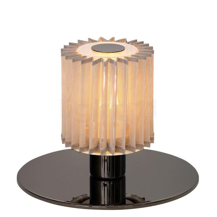 DCW In the Sun Tafellamp, hoofd zilver/voet zwart, Huis en Inrichting, Lampen | Tafellampen, Nieuw, Verzenden