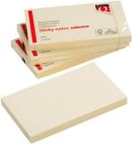 Quantore memoblok 76 x 127 mm geel (100 vel), Verzenden, Nieuw