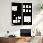 vidaXL Krijtbord Zwart 80 x 1.4 x 80 cm Massief grenenhout, Verzenden, Nieuw in verpakking