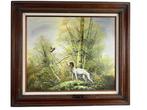 Allison (XX) - Gundog with bird in flight. No reserve!, Antiek en Kunst, Kunst | Schilderijen | Klassiek