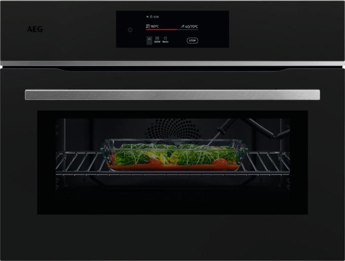 AEG TK8NK72FT inbouw oven met magnetron - mat zwart, Witgoed en Apparatuur, Ovens, Inbouw, Hete lucht, Nieuw, Oven met grill, 45 tot 60 cm