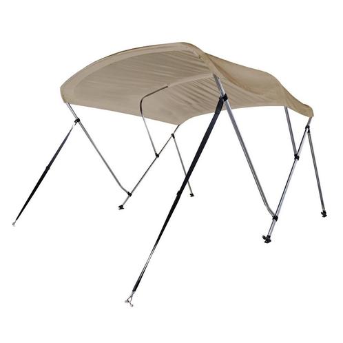 Navishade Biminitop 3 Boog 137cm Taupe Doek-Breedte 137 - 15, Watersport en Boten, Accessoires en Onderhoud, Nieuw, Ophalen of Verzenden