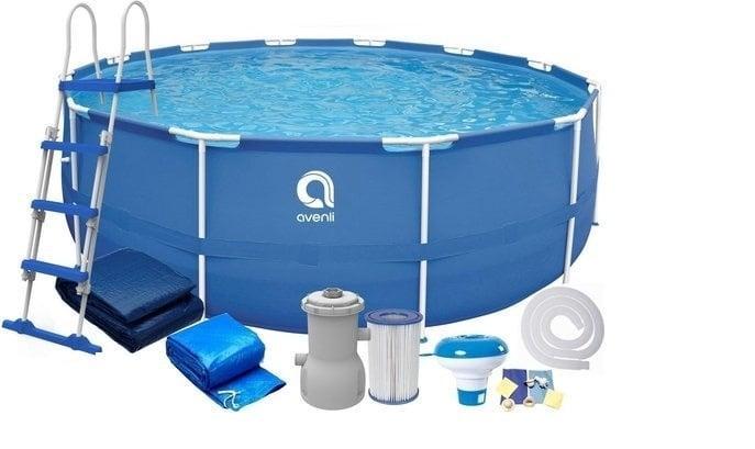 Avenli - zwembad 450x122cm - met filterpomp - compleet, Tuin en Terras, Zwembaden, Nieuw, Ophalen of Verzenden