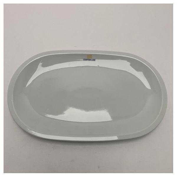 Bieden: Custom Line Oval Ceramic Serving Platter in Capri Y, Huis en Inrichting, Woonaccessoires | Overige, Nieuw, Ophalen of Verzenden