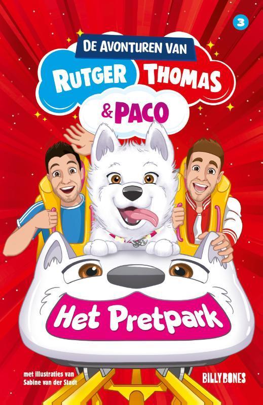 Het Pretpark / De avonturen van Rutger, Thomas en Paco / 3, Boeken, Kinderboeken | Jeugd | onder 10 jaar, Gelezen, Verzenden