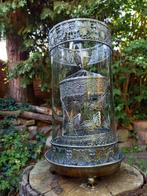 Lantaarn - SPINNING CANDLE LANTERN - 34cm - Glas, Metaal