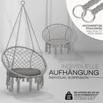 Tillvex- hangstoel -grijs-hangende schommel - hangmat, Verzenden, Nieuw