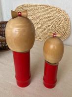 Beeldje, Kokeshi dolls - 24.5 cm - cypress, Antiek en Kunst