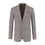 GENTS | Colbert ruit grijsbruin Maat 56 - Colbert, Nieuw, Grijs, GENTS, Verzenden