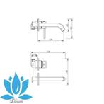 Best Price: zwarte inbouwkraan geheel compleet Lilium Rond