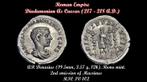 Romeinse Rijk. Diadumenian (217-218 n.Chr.). Zilver