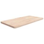 vidaXL Wastafelblad 80x40x2,5 cm onbehandeld massief, Huis en Inrichting, Keuken | Keukenelementen, Verzenden, Nieuw, Bruin
