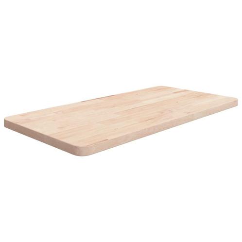 vidaXL Wastafelblad 80x40x2,5 cm onbehandeld massief, Huis en Inrichting, Keuken | Keukenelementen, Bruin, Nieuw, Verzenden