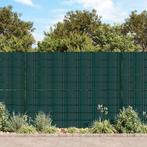vidaXL Tuinschermen 4 st 35x0,19 m PVC matgroen, Verzenden, Nieuw, Kunststof, Minder dan 1 meter