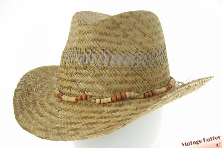 Western strohoed maat 56-59 nieuw unisex gratis verzonden, Kleding | Heren, Hoeden en Petten, Hoed, Nieuw, One size fits all, Ophalen of Verzenden