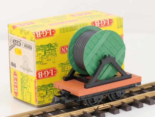 LGB 4046 B Smalspoor haspel wagen (Goederenwagons Standaard), Hobby en Vrije tijd, Modeltreinen | Overige schalen, Overige typen
