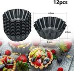 12x Herbruikbare Cupcake- en Muffinvormen - Non-stick -, Verzenden, Nieuw