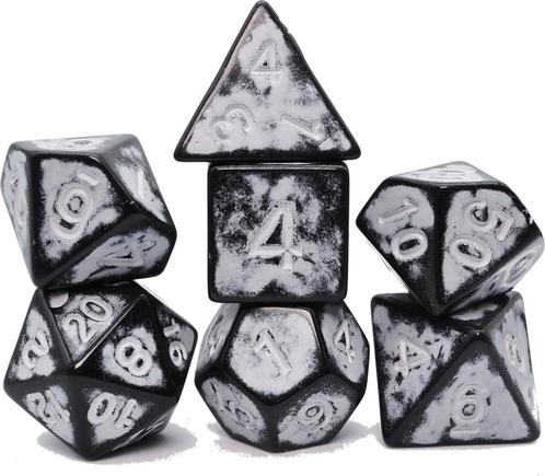 RPG Dice Set - Timeworn White | Foam Brain Games -, Hobby en Vrije tijd, Gezelschapsspellen | Bordspellen, Nieuw, Verzenden