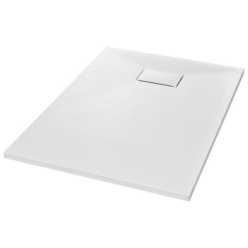 Douchebak Wit 100x70 - OP = OP! Goedkope Douchebak, Doe-het-zelf en Verbouw, Sanitair, Nieuw, Steen, Douche, Ophalen of Verzenden