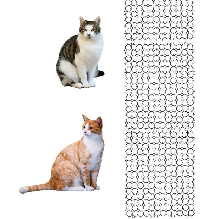 Kattenverjager Afweermatten Set - 10 Stuks - 40 x 33 cm -, Huis en Inrichting, Woonaccessoires | Overige, Nieuw, Verzenden