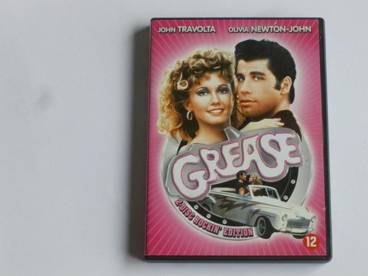 Grease - Travolta, Newton-John (2 DVD rockin edition), Cd's en Dvd's, Dvd's | Overige Dvd's, Zo goed als nieuw, Verzenden