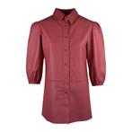 Estseven • leren blouse Estpoppy • S, Kleding | Dames, Tops, Verzenden, Nieuw, Est'seven, Roze