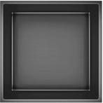 Inbouwnis - Leoni Nima - 30x30x10cm - Gunmetal Grijs, Ophalen of Verzenden, Nieuw, Rvs