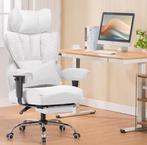 Gamingstoel Ergonomisch Wit – Pocketvering Brede Zitting, Verzenden, Zwart, Nieuw, Ergonomisch