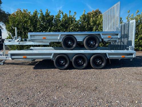 MachineTransporter HoogwerkerTransporter Lange laadklep, Auto diversen, Aanhangers en Bagagewagens, Nieuw, Ophalen of Verzenden