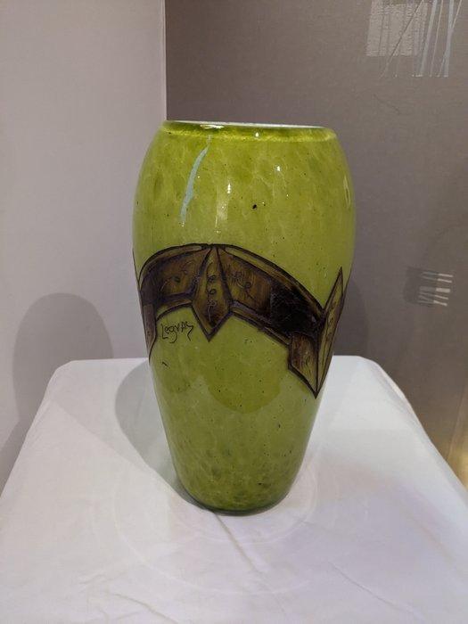 Legras & Cie. - Vaas - verre emaillé, Antiek en Kunst, Antiek | Glas en Kristal