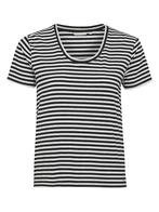 SALE -73% | Mexx Shirt zwart/wit | OP=OP, Kleding | Dames, T-shirts, Nieuw, Verzenden