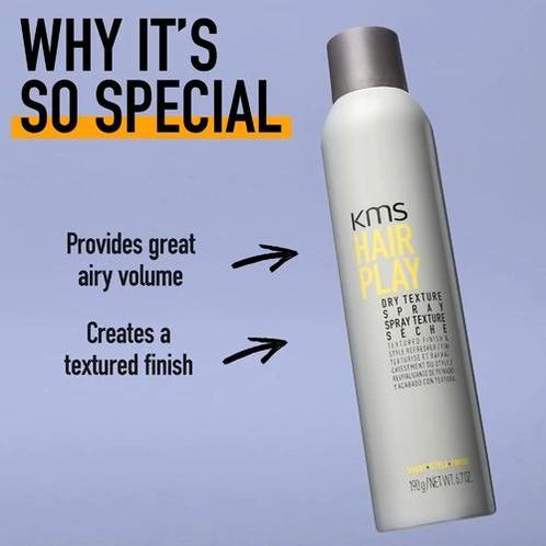 KMS HairPlay Dry Texture Spray (Texturizing Spray), Sieraden, Tassen en Uiterlijk, Uiterlijk | Haarverzorging, Nieuw, Verzenden