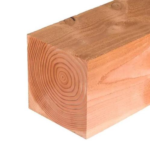 Douglas paal 25x25cm fijn gezaagd, Doe-het-zelf en Verbouw, Hout en Planken, Nieuw, Ophalen of Verzenden