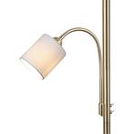 LED Vloerlamp - Trion Hotia - E27 Fitting - Rond - Mat Crème, Ophalen of Verzenden, Nieuw, Metaal