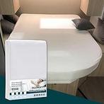 Queensbed molton waterdichte matrasbeschermer, Verzenden, Nieuw, Wit