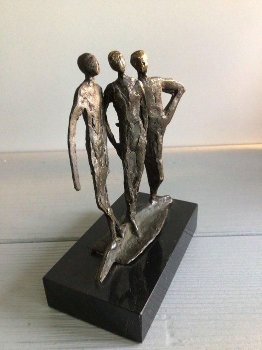 Corry Ammerlaan - sculptuur, “ Vriendschap “ - 13 cm -, Antiek en Kunst, Curiosa en Brocante