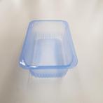 Plastic schaal 275x175x86mm, transparant blauw, nieuw (rest), Ophalen of Verzenden