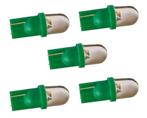 T10 autolamp 5 stuks | dashbordverlichting | groen | LED 12V, Verzenden, Nieuw