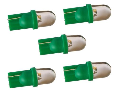 T10 autolamp 5 stuks | dashbordverlichting | groen | LED 12V, Huis en Inrichting, Lampen | Overige, Nieuw, Verzenden