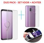 SET 2 STUKS Galaxy S9 Plus Premium 3D Folie Screen + Back Pr, Ophalen of Verzenden, Nieuw