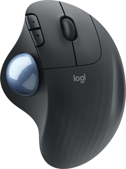 Logitech M575 ERGO Draadloze Trackball Muis - Graphite, Computers en Software, Muizen, Verzenden