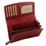 HillBurry VL777032 Dames Overslag Portemonnee Leer Rood, Overige merken, Verzenden, Nieuw, Leer