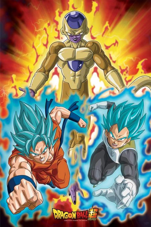 Poster Dragon Ball Super Golden Frieza 61x91,5cm, Verzamelen, Posters, Nieuw, A1 t/m A3, Verzenden
