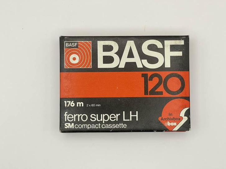 BASF Ferro Super LH 120 Cassettebandje cbox systeem, Cd's en Dvd's, Cassettebandjes, Ophalen of Verzenden