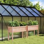 vidaXL Plantenbakken met poten 2 st massief douglashout, 100 cm of meer, Verzenden, Nieuw, 60 cm of meer
