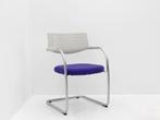 Vergaderstoel Vitra Visavis - paars - slede chroom -, Werkplek, Ophalen of Verzenden, Gebruikt, Overige typen