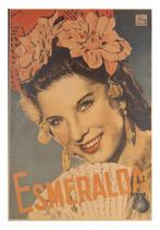 Teddy Piaz - Esmeralda – Affiche originale entoilée –