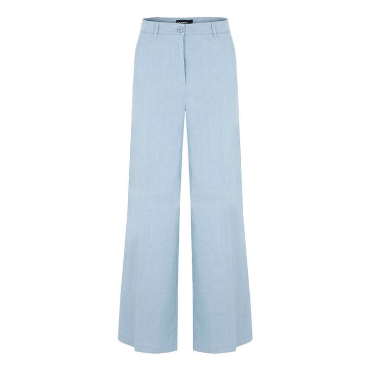 Cambio • linnen Adrienne pantalon • 36, Kleding | Dames, Broeken en Pantalons, Blauw, Nieuw, Maat 36 (S), Verzenden